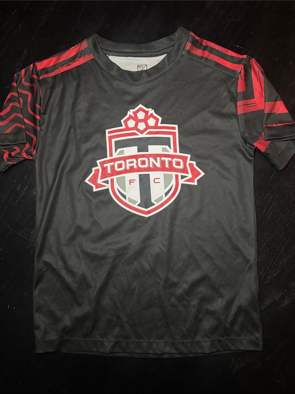 Toronto FC Kids Black & Red Short-Sleeve Jersey
